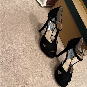 Michael Kors Black Strappy Heels